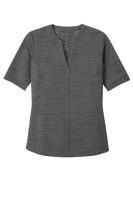 Port Authority ® Ladies Stretch Heather Open Neck Top