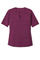Port Authority ® Ladies Stretch Heather Open Neck Top