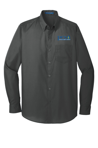 Port Authority® Long Sleeve Carefree Poplin Shirt