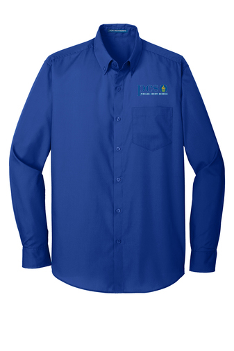 Port Authority® Long Sleeve Carefree Poplin Shirt