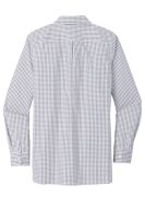 Ladies Broadcloth Gingham Easy Care Shirt
