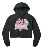 Dirty Birds Crop Hoodie